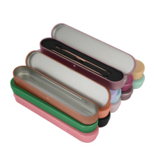 Manufacturer customerized designs direct rectangular clamshell small creative pencil packaging  tin box OEM&ODM
